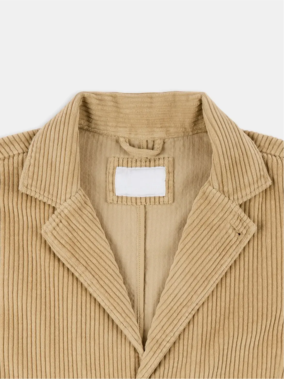 Corduroy Blazer in Stone