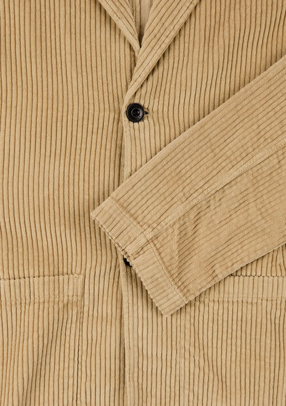 Corduroy Blazer in Stone