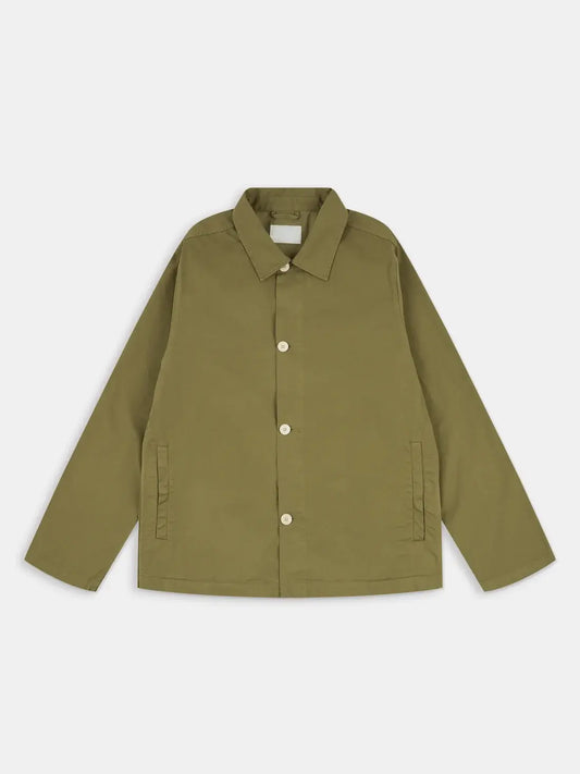 Cotton Overshirt in Khaki