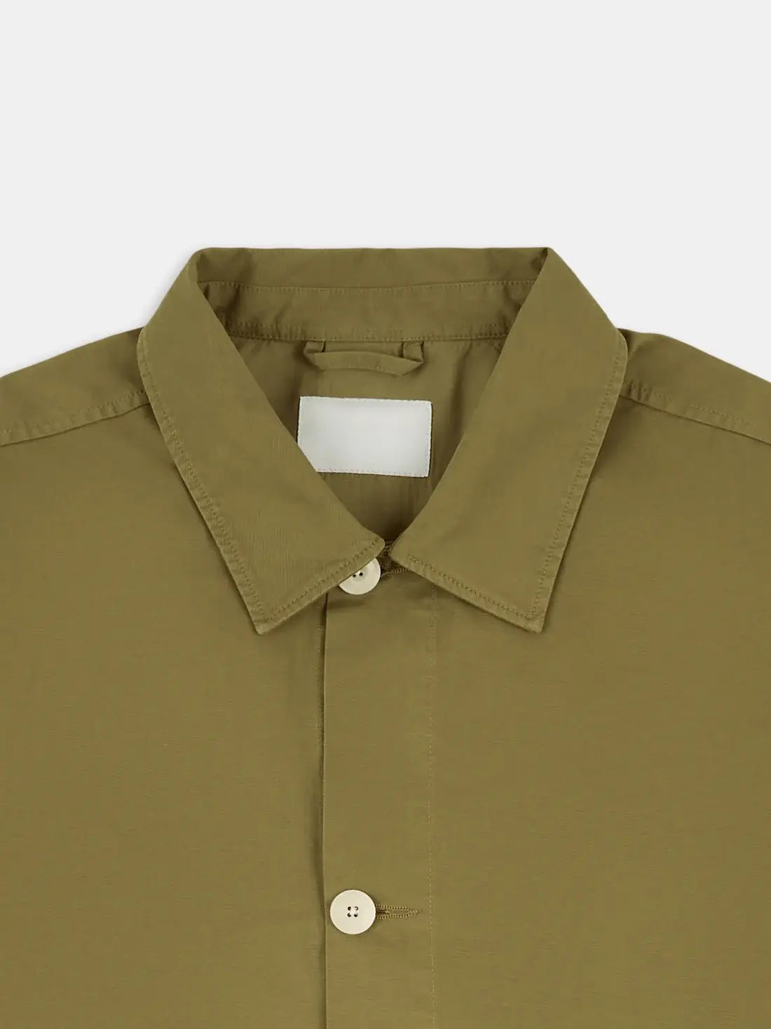 Cotton Overshirt in Khaki