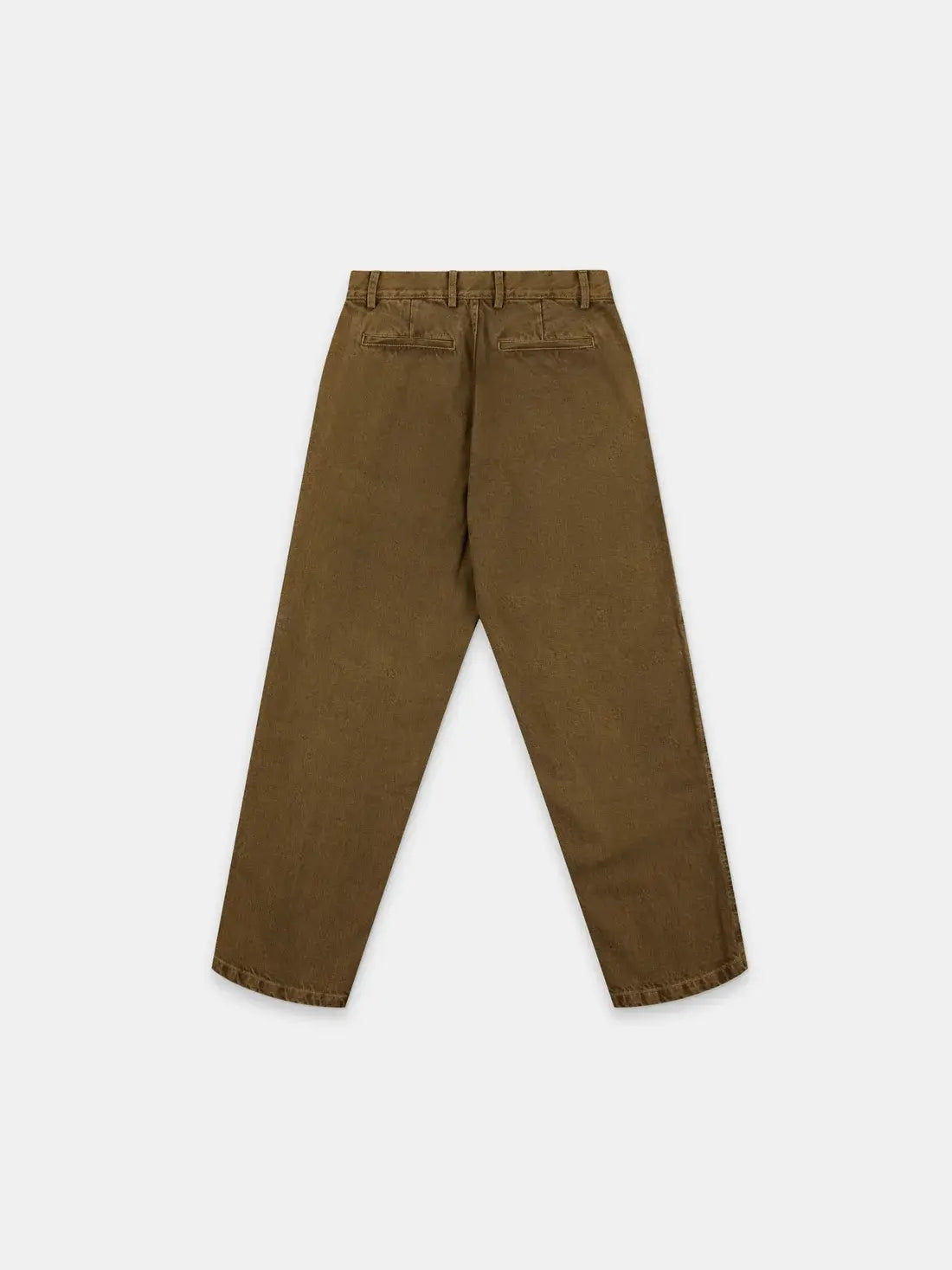 Washed Twill Trousers in Walnut