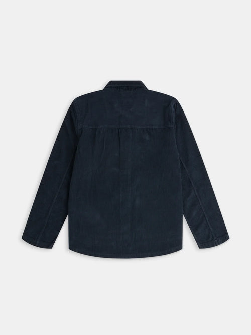 Needlecord Overshirt in Dark Navy