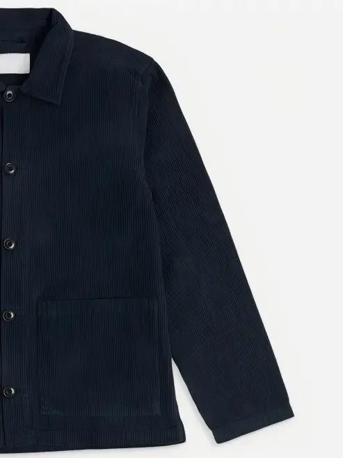 Needlecord Overshirt in Dark Navy