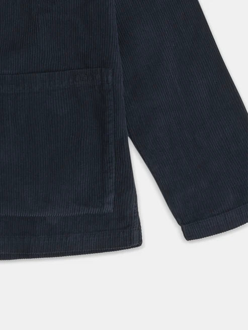 Needlecord Overshirt in Dark Navy