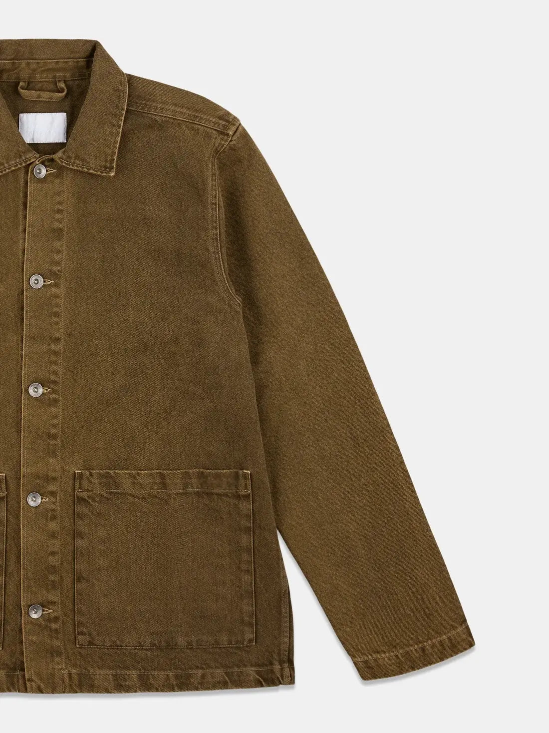 Washed Twill Jacket in Walnut