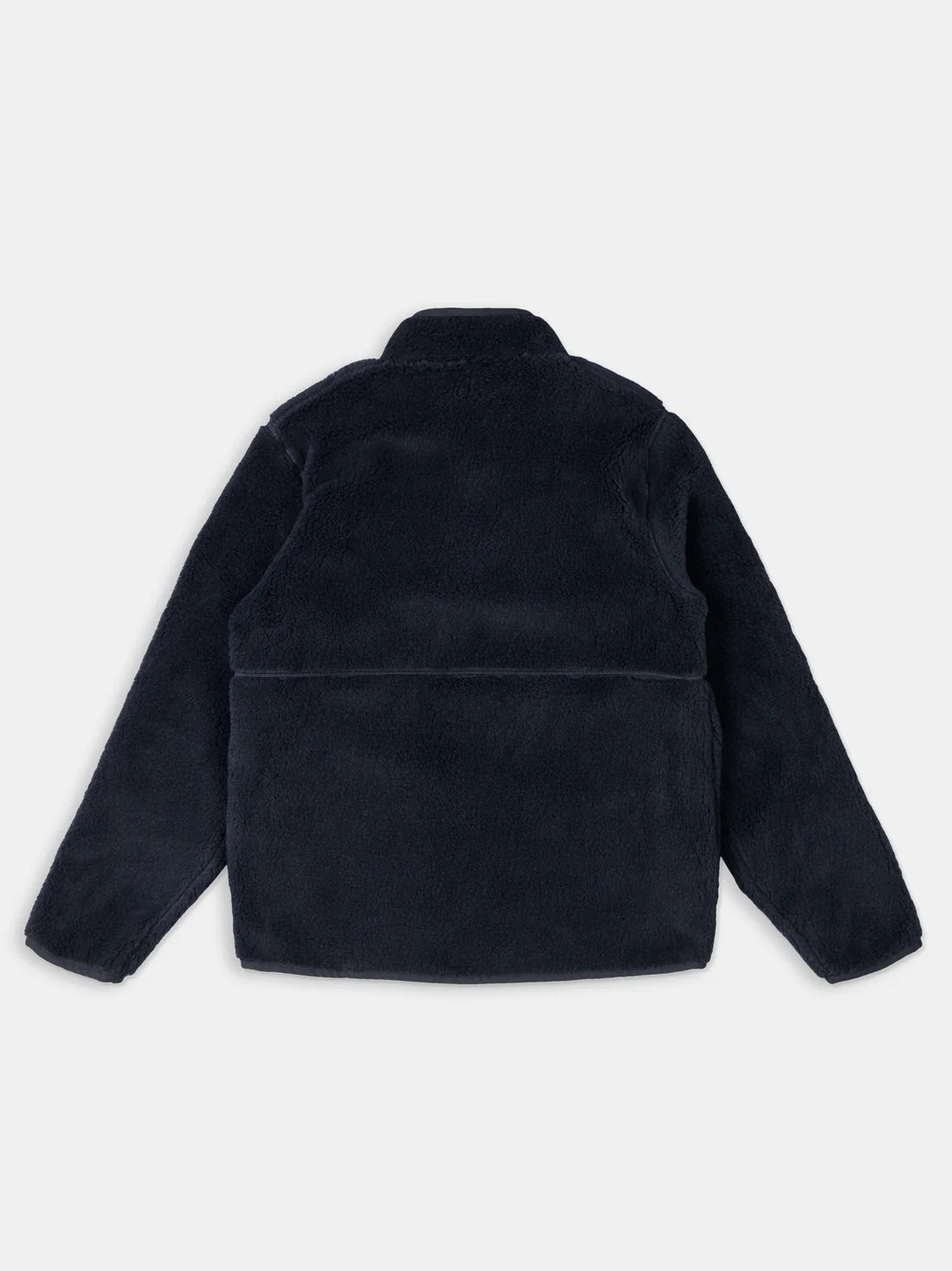 Zip Through Fleece Jacket in Dark Navy